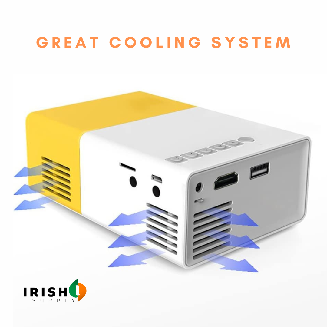 Full HD 1080P Portable Mini Projector for Home & Outdoor Cinema 8000808747291-1