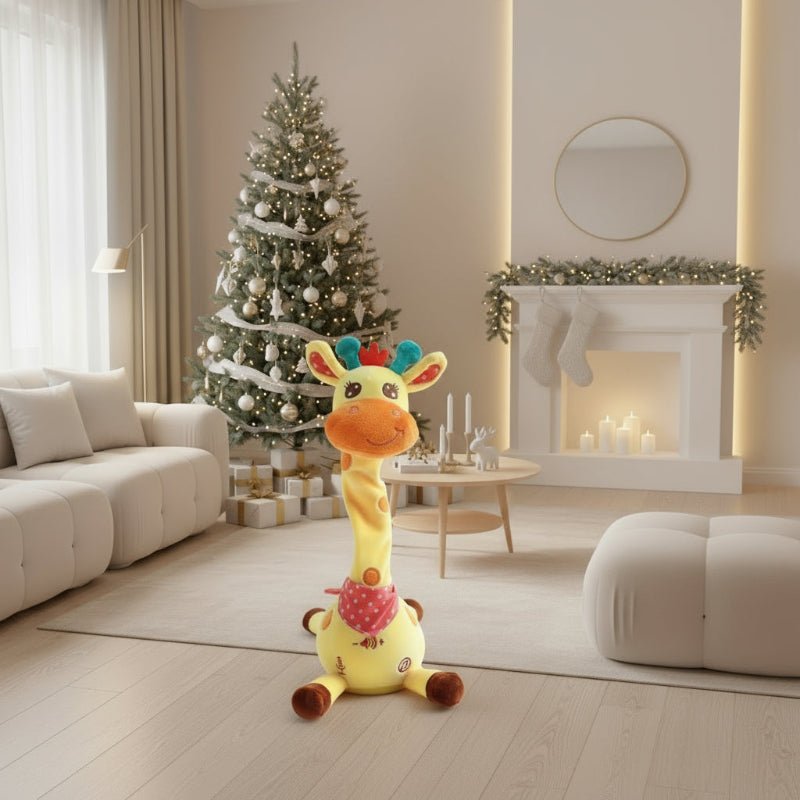 Jiragroovy – Talking & Dancing Music Giraffe Plush For Children 10589402038536-1