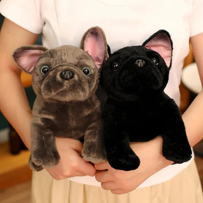 Bulldofy – Realistic Bulldog Plush Toy (28 Cm) In Black & Gray For Children And Animal Lovers 10594109882632-1