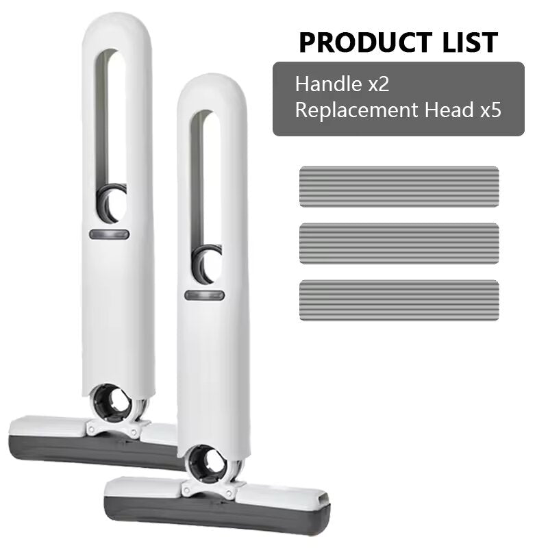 Compact Self-Squeeze Mop For Hands-Free Cleaning & Storage 10112774308174-1