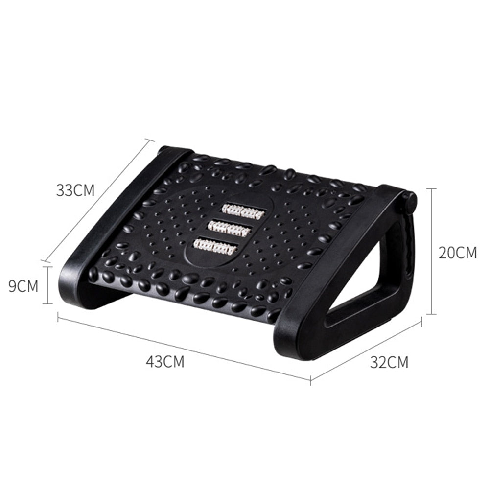 Ergonomic Foot Massager Stool Adjustable Home Office Relaxing Support 14846530224454-1