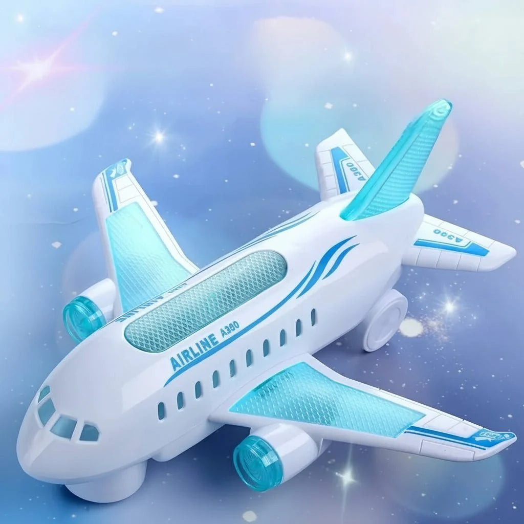 Spinjet – Led Electric Airplane Toy With 360° Rotation & Music 10594106409224-1