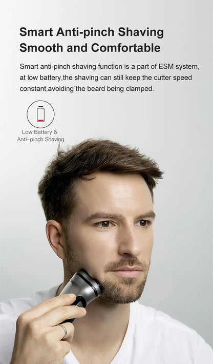 Electric Shaver for Men – 3D Floating Heads with Auto-Grinding Blades & Smart ESM System 9686225977686-1