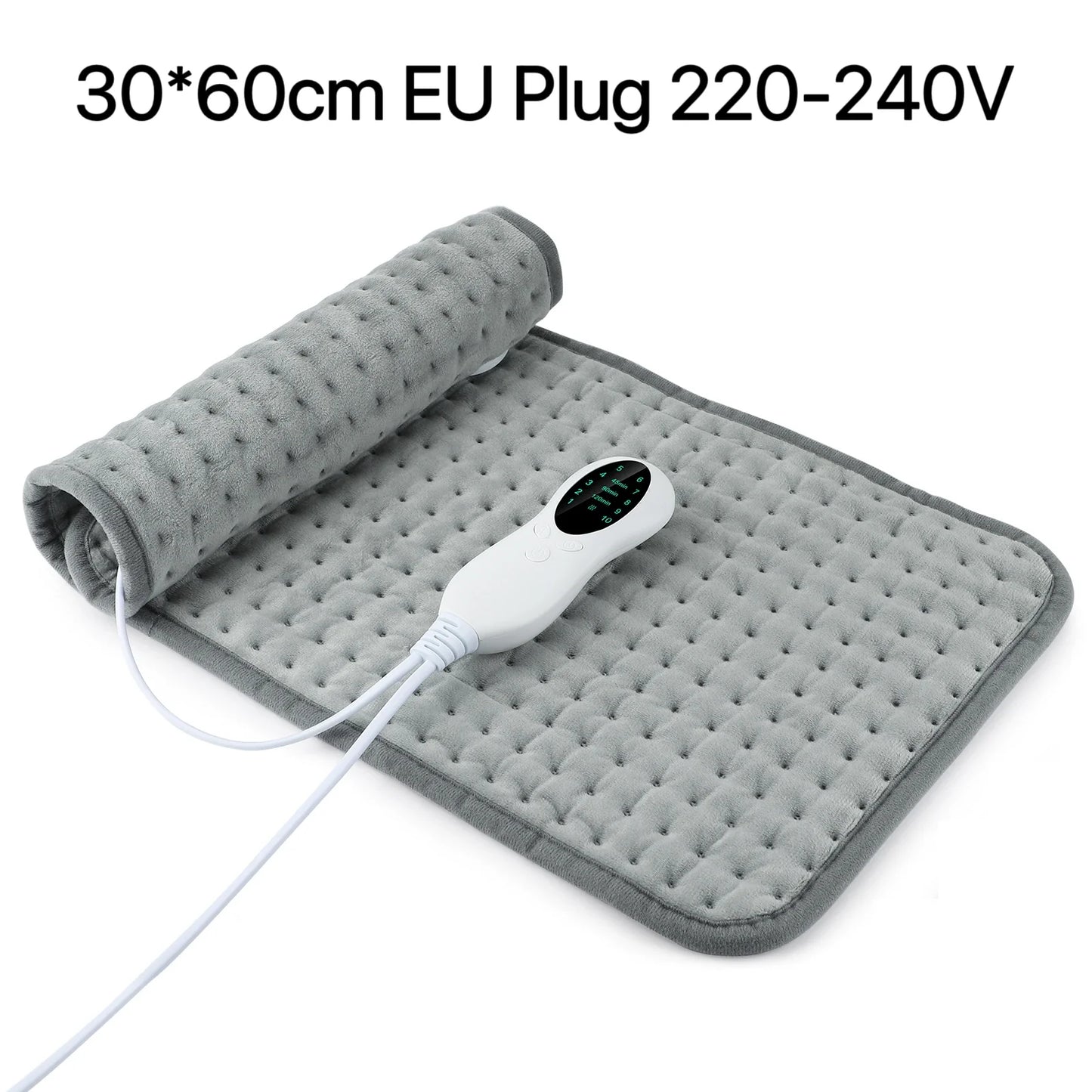 Electric Heating Pad – Adjustable 10-Level Temperature & 3-Timer Settings for Full-Body Relief 9680112419158-1