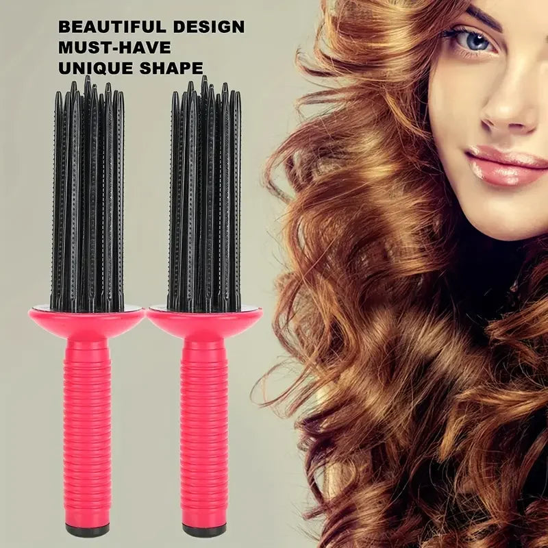 Professional Round Hair Brush For Fluffy Curls And Hairstyling 9967663939930-1