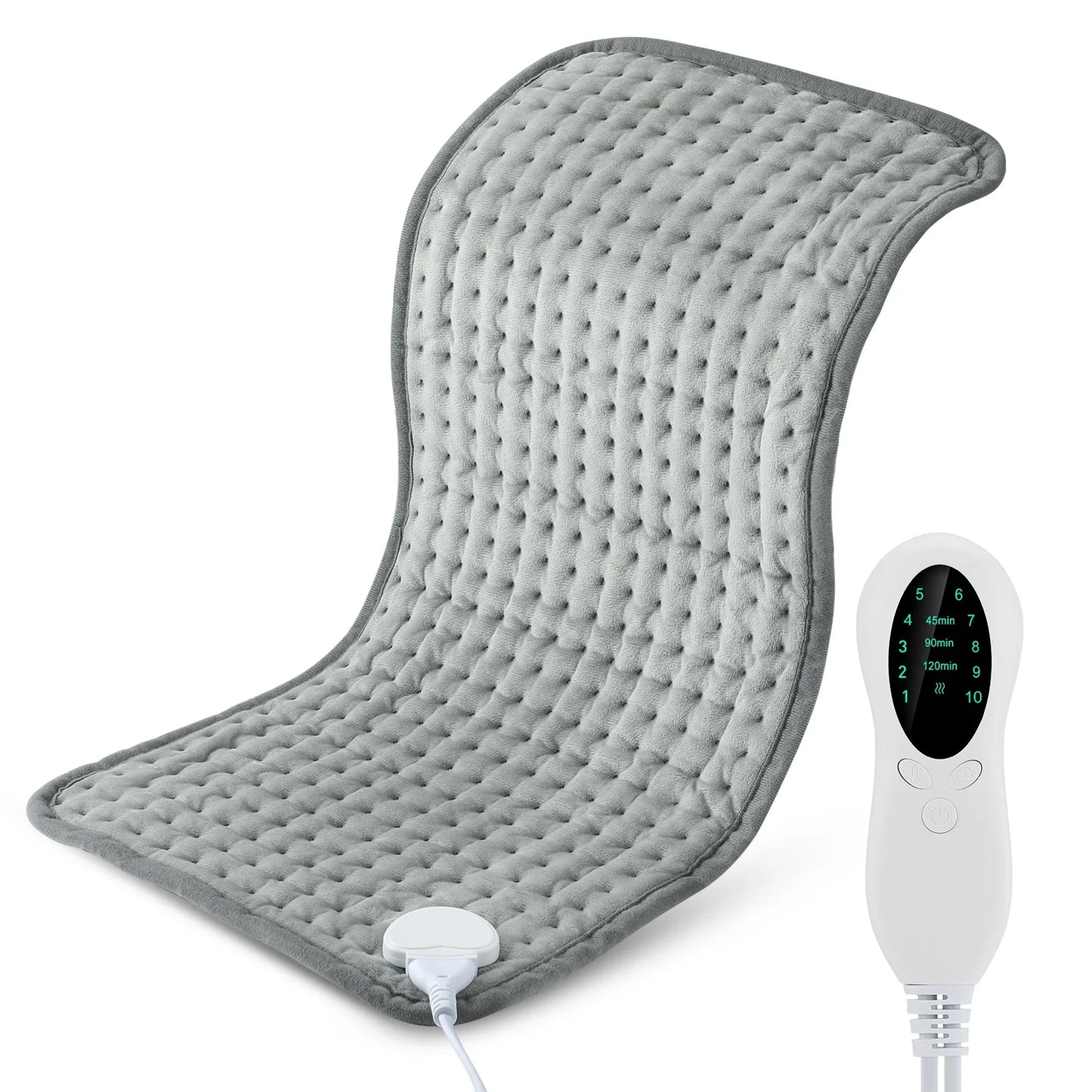 Electric Heating Pad – Adjustable 10-Level Temperature & 3-Timer Settings for Full-Body Relief 9680112419158-1