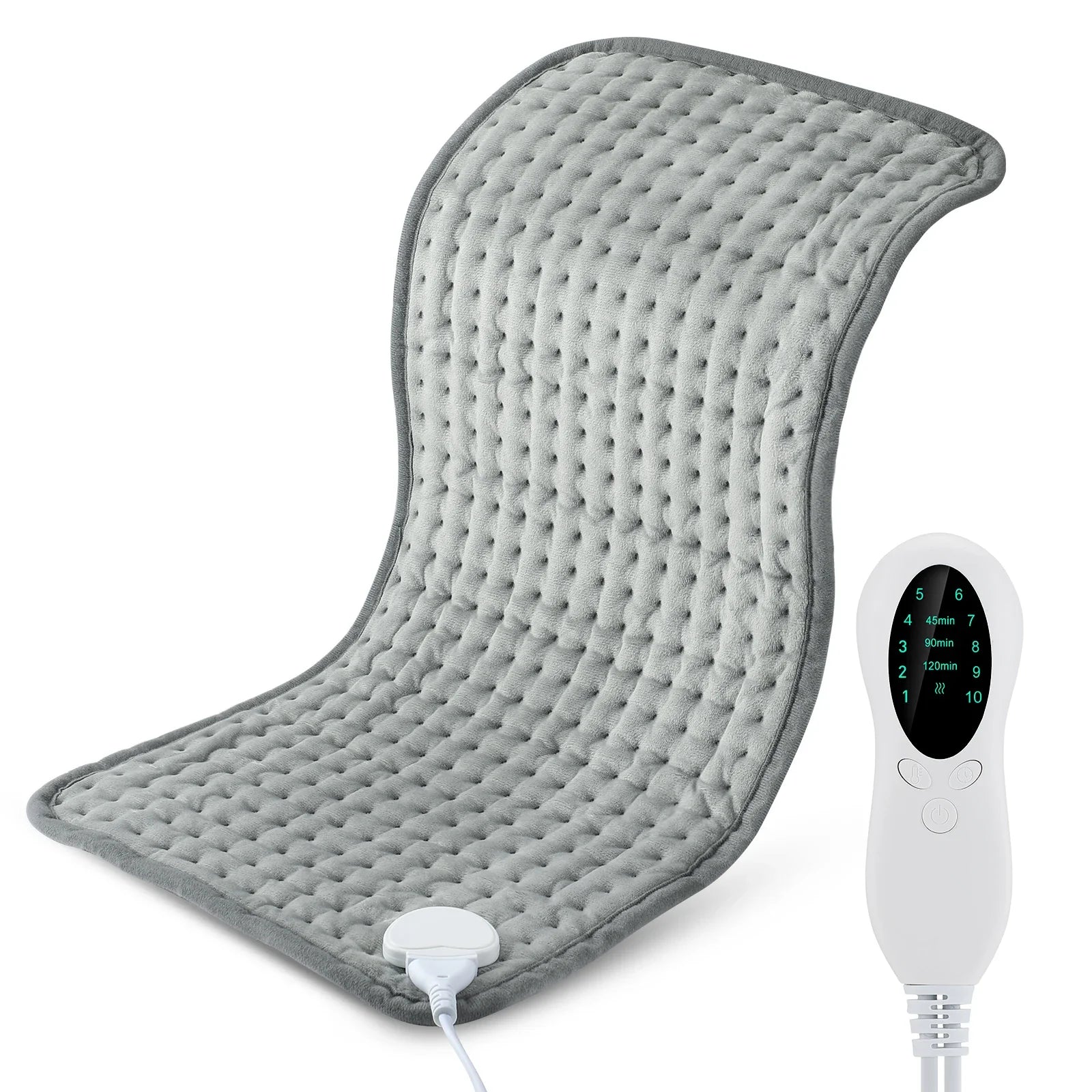 Electric Heating Pad – Adjustable 10-Level Temperature & 3-Timer Settings for Full-Body Relief 9680112419158-1