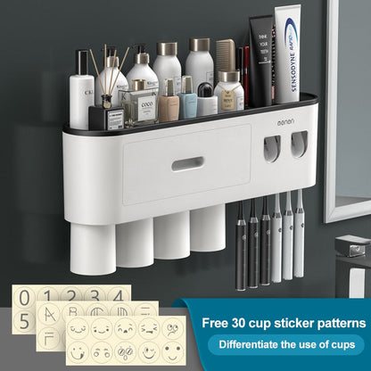 Wall Mounted Bathroom Organizer for Neat and Space Saving Storage 15051821056326-1