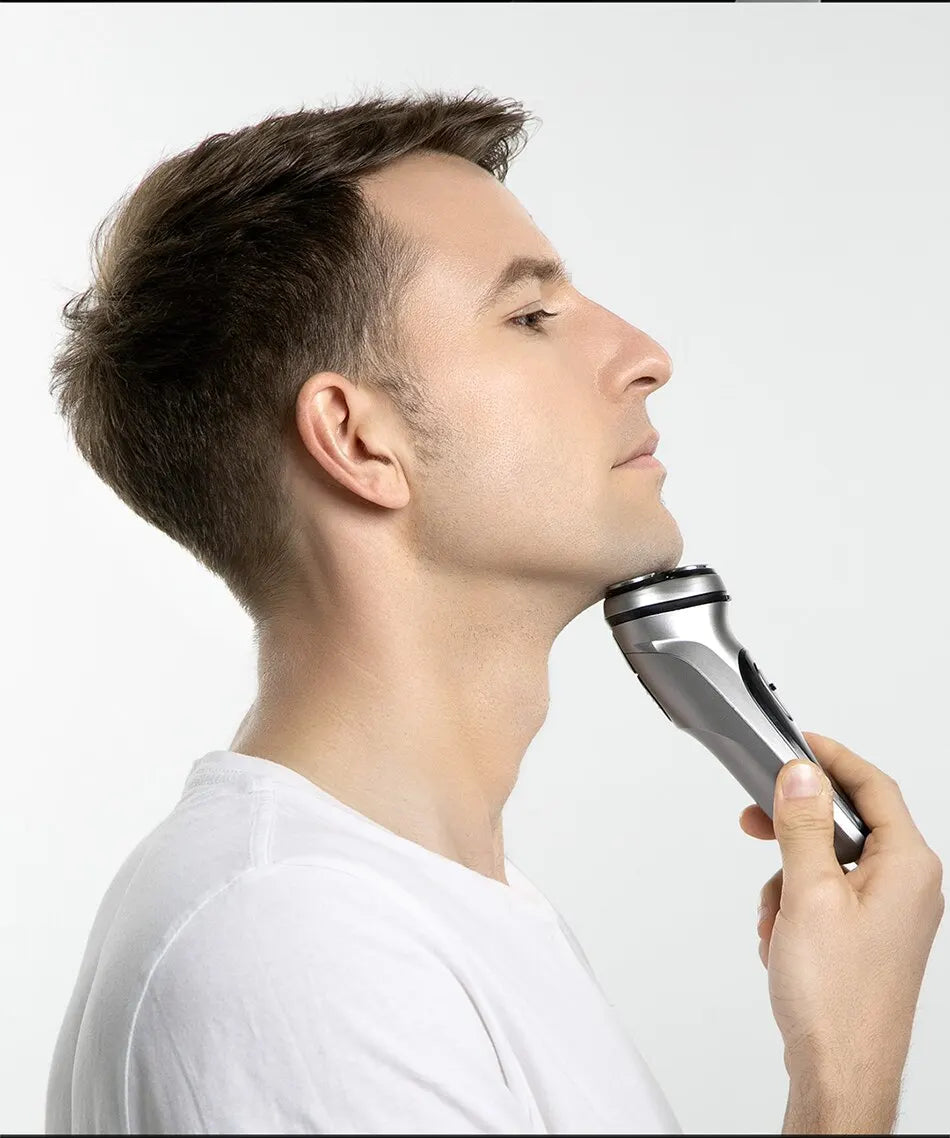 Electric Shaver for Men – 3D Floating Heads with Auto-Grinding Blades & Smart ESM System 9686225977686-1