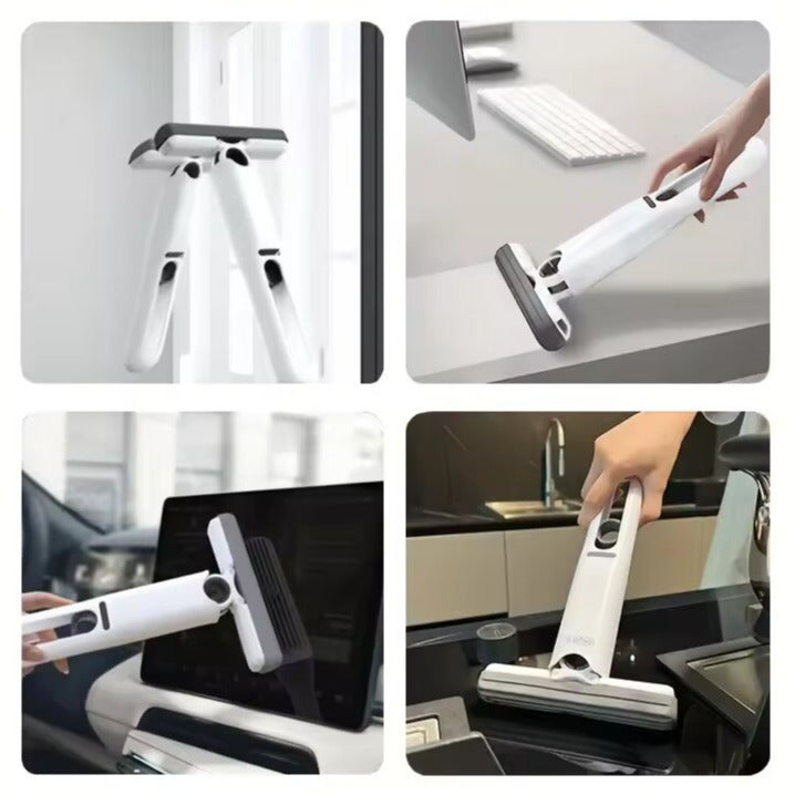 Compact Self-Squeeze Mop For Hands-Free Cleaning & Storage 10112774308174-1