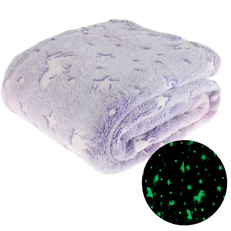 Glowing Star Blanket Soft Cozy Fabric For Relaxing Peaceful Sleep 14975524864326-1