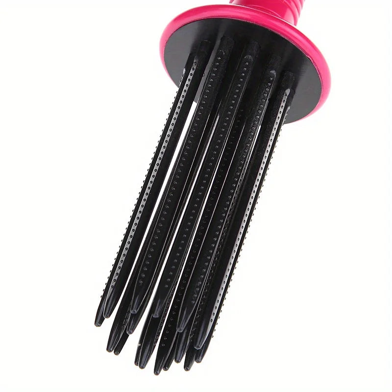 Professional Round Hair Brush For Fluffy Curls And Hairstyling 9967663939930-1