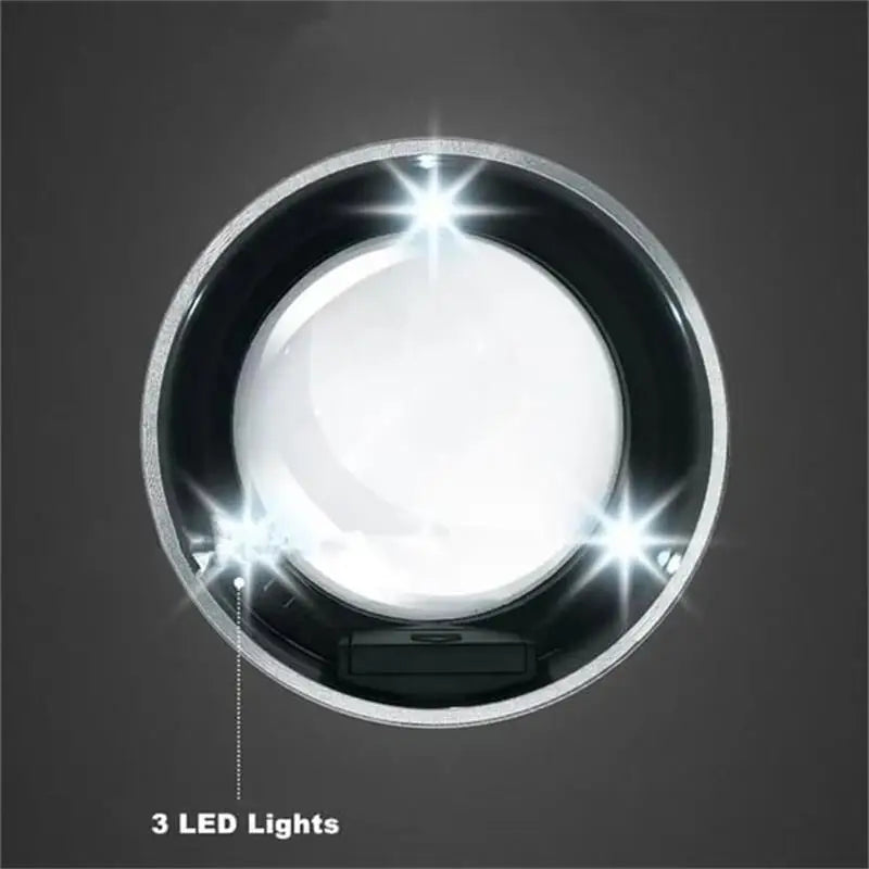 3-Led Optical Magnifying Glass For Desktop And Handheld Use 8746317054286-1