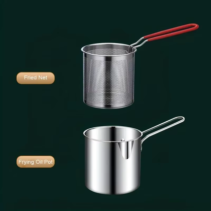 Stainless Steel Multifunctional Fryer Compact Design For Cooking Convenience 14924728074566-1