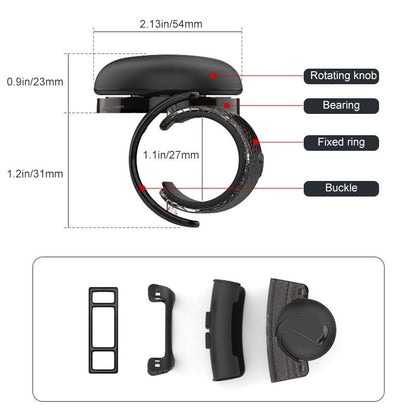Turnflow – Ergonomic Steering Wheel Spinner Knob For A Smooth Driving Experience 10562287960328-1