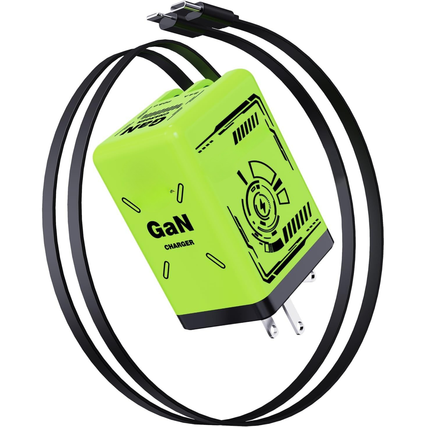 Swiftcord 120W Retractable Usb-C And Lightning Fast Charger 10547456967002-1