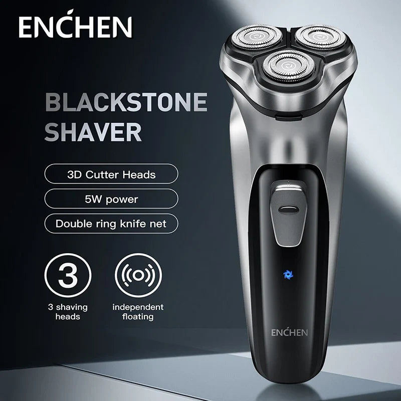 Electric Shaver for Men – 3D Floating Heads with Auto-Grinding Blades & Smart ESM System 9686225977686-1