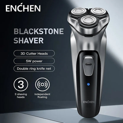 Electric Shaver for Men – 3D Floating Heads with Auto-Grinding Blades & Smart ESM System 9686225977686-1