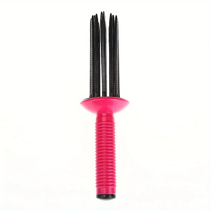 Professional Round Hair Brush For Fluffy Curls And Hairstyling 9967663939930-1