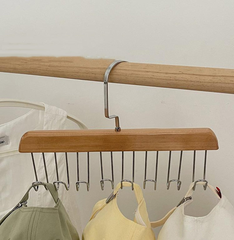 Wall Mounted Multi Hook Rack Organizes Coats Bags Keys Neatly 14981786337606-1