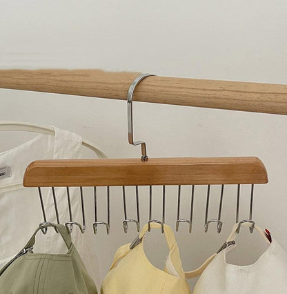 Wall Mounted Multi Hook Rack Organizes Coats Bags Keys Neatly 14981786337606-1
