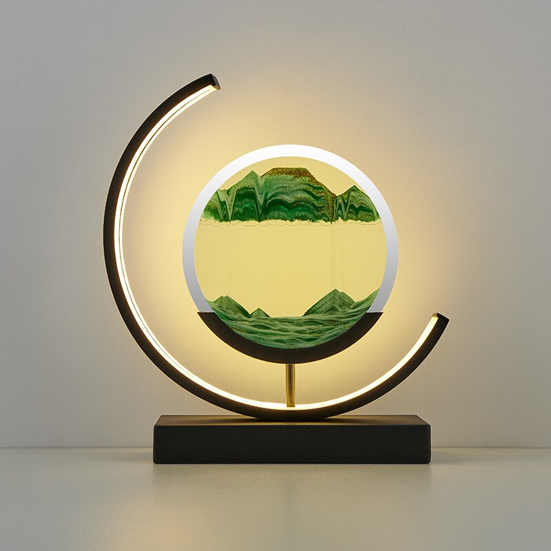Dynamic Flowing Quicksand Table Lamp For Unique Decorative Home Lighting 9959377011021-1