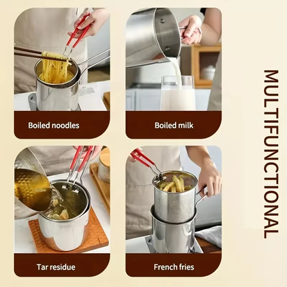 Stainless Steel Multifunctional Fryer Compact Design For Cooking Convenience 14924728074566-1