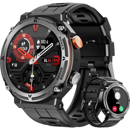 Smart Watch 1.39" Fitness Trackers With Sleep Monitor,1ATM Deep Waterproof,Long battery life,for iPhone and Android 8920342429916-1