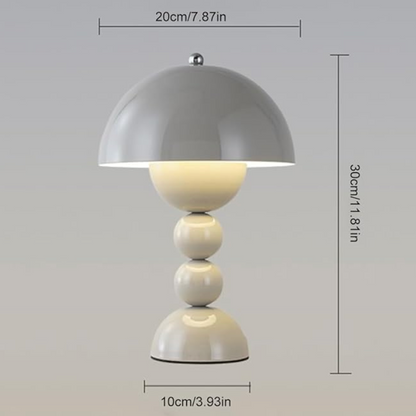 Nordic Mushroom Dimmable LED Table Lamp | USB Rechargeable 9961766453581-1