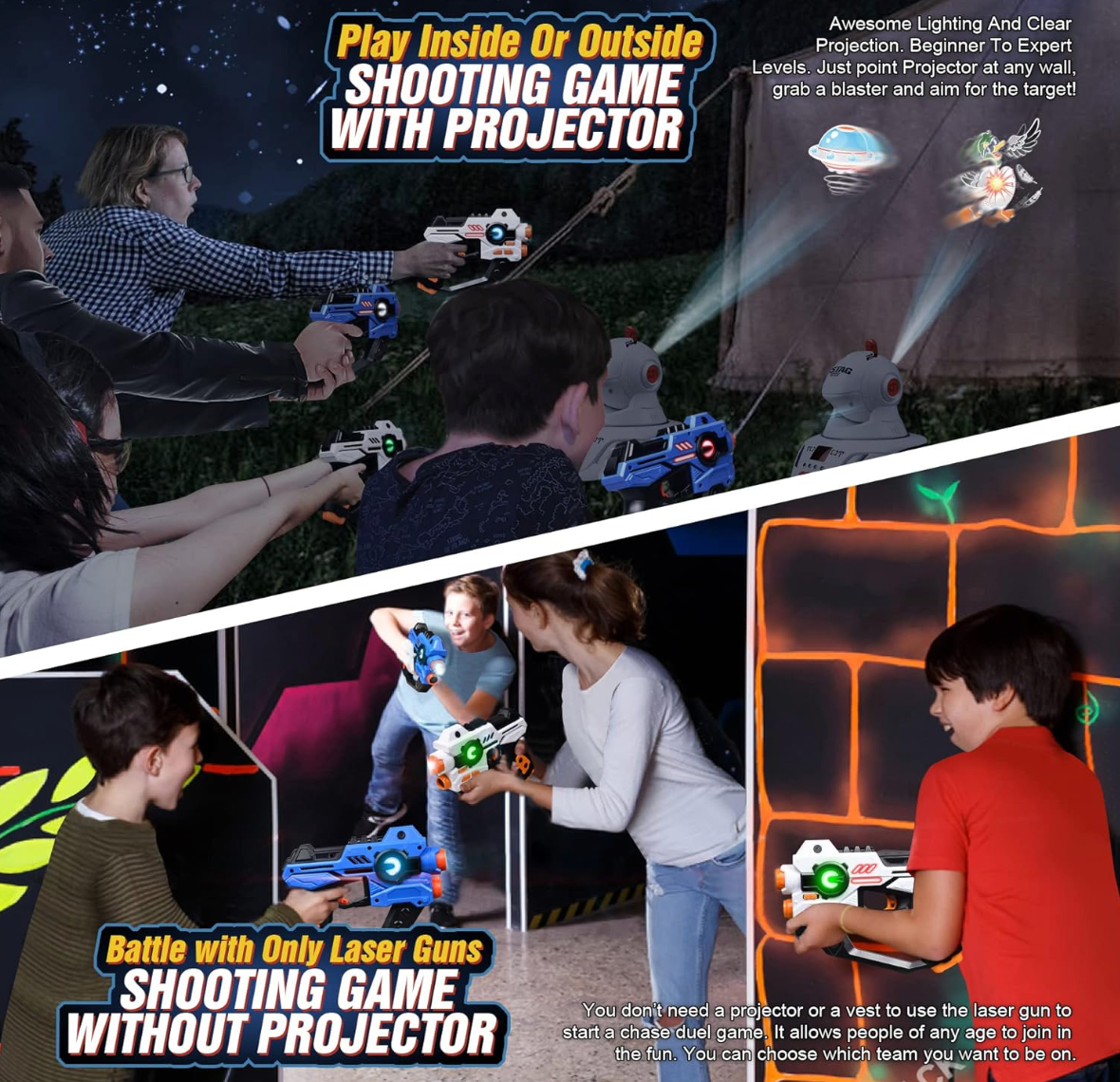 Interactive Infrared Shooting Battle Game Set For Kids Entertainment 11487199527180-1