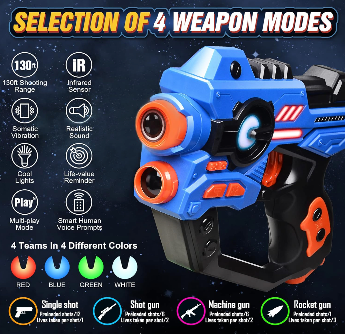 Interactive Infrared Shooting Battle Game Set For Kids Entertainment 11487199527180-1