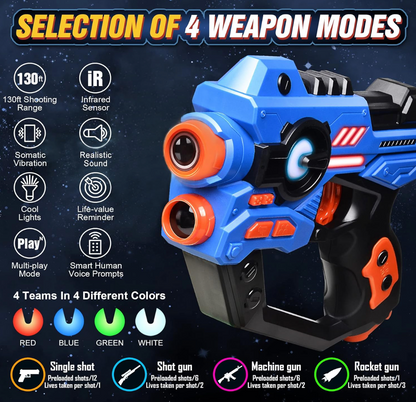 Interactive Infrared Shooting Battle Game Set For Kids Entertainment 11487199527180-1