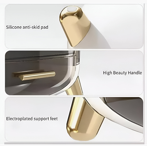 Elegant Makeup Organizer Box Portable Multi-Layer Cosmetic Storage Case 8681382084765-1