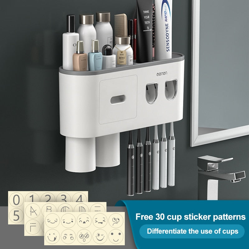Wall Mounted Bathroom Organizer for Neat and Space Saving Storage 15051821056326-1
