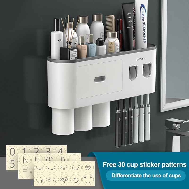 Wall Mounted Bathroom Organizer for Neat and Space Saving Storage 15051821056326-1