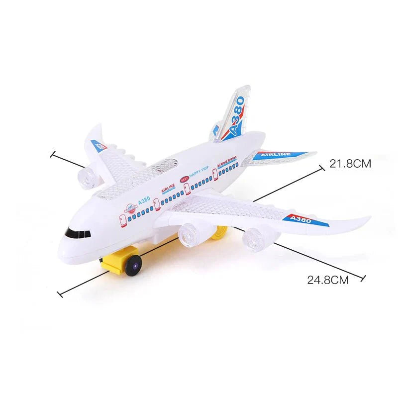 Flygenius – Intelligent Music & Light Airplane Toy With Automatic Obstacle Navigation 10594106638600-1