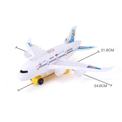 Flygenius – Intelligent Music & Light Airplane Toy With Automatic Obstacle Navigation 10594106638600-1