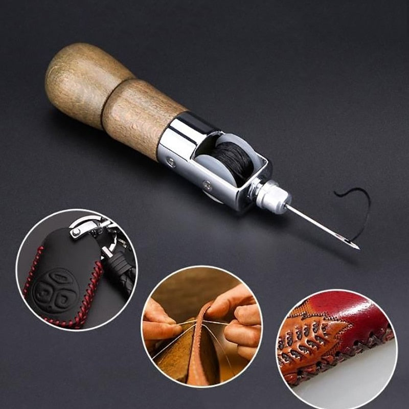 Professional Leather Stitching Tool Set For Craft Repair Handwork Projects 11529519497484-1