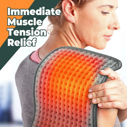 Electric Heating Pad – Adjustable 10-Level Temperature & 3-Timer Settings for Full-Body Relief 9680112419158-1