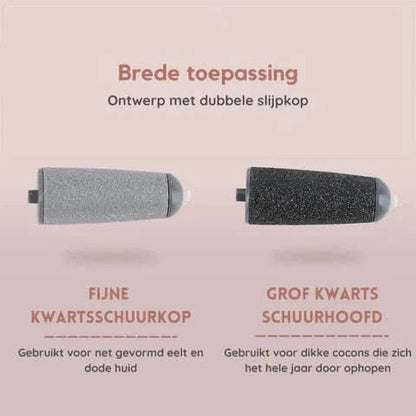 Pediluxe - Electric Foot Care Device With Dual-Speed Motor For Smooth & Silky Feet 10186525409544-1