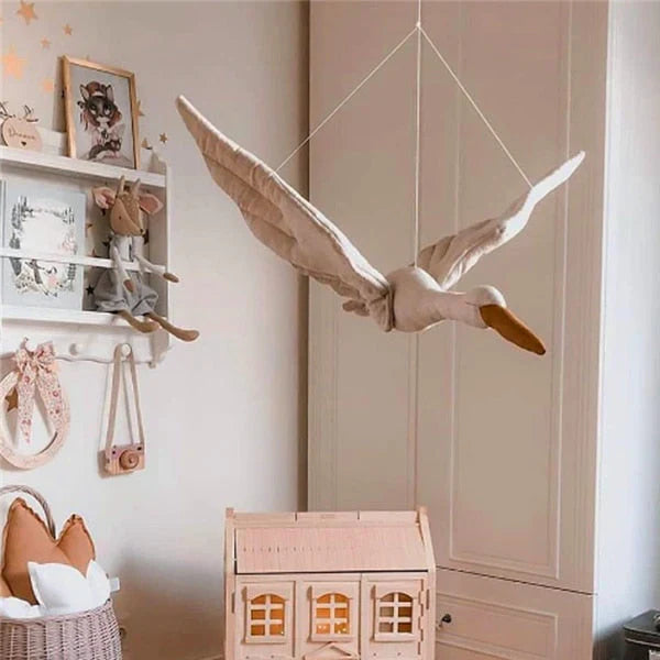 Charming Swan Nursery Decor