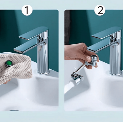 Universal Rotating Faucet Extension Offers Adjustable Water Pressure And Flexibility 14952910029126-1