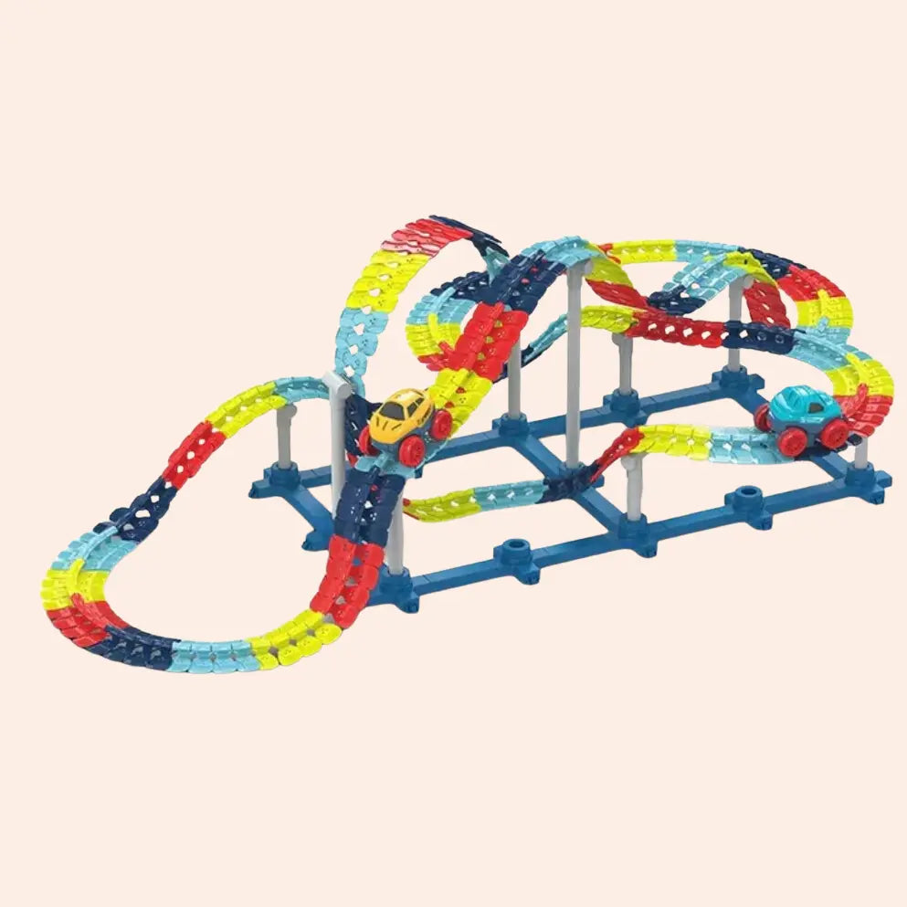 Flexible Race Track Toy for Creative Building and Racing Fun 10560529989966-1