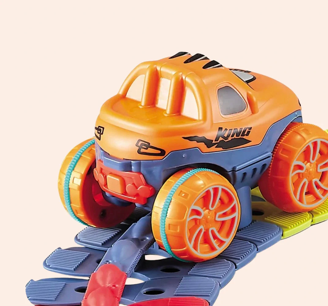 Flexible Race Track Toy for Creative Building and Racing Fun 10560529989966-1