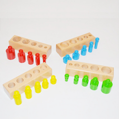 Montessori Wooden Cylinder Puzzle