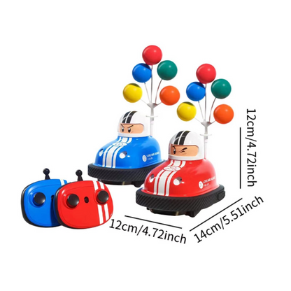 Bumper cars with skid function