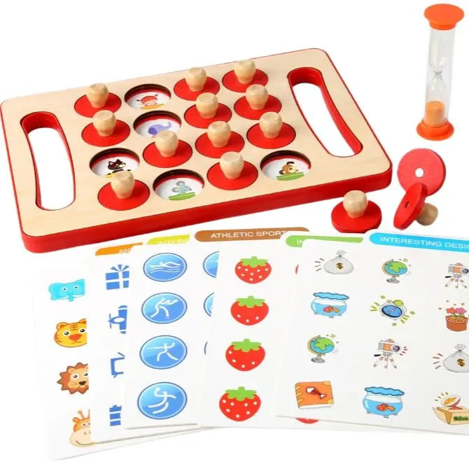 Wooden Memory Match Game for Kids’ Fun Learning and Focus 10792792064334-1