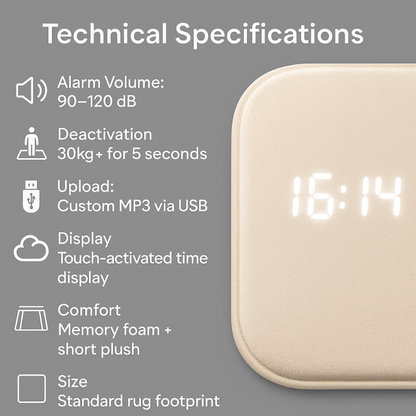 Intelligent Carpet Alarm Clock With Pressure Sensor For Heavy Sleepers 10561995604232-1