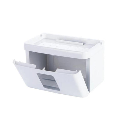 Wall Mounted Waterproof Paper Towel Holder For Convenient Bathroom Storag 6851515285604-1