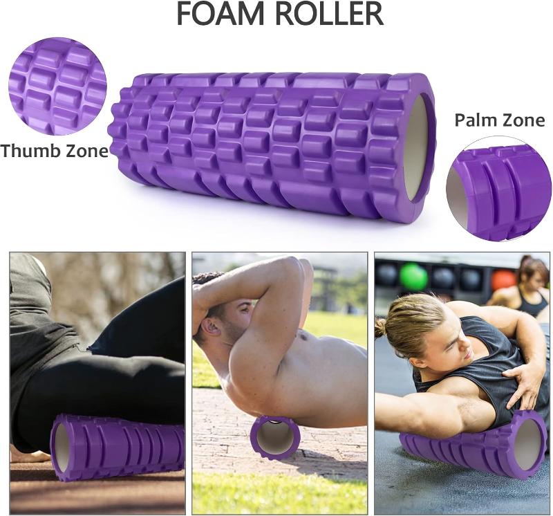 Yoga Massage Roller - Trigger Point Foam Roller (30x10cm)